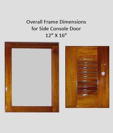 Teak Louvered Door (Small) - Specialty Marine